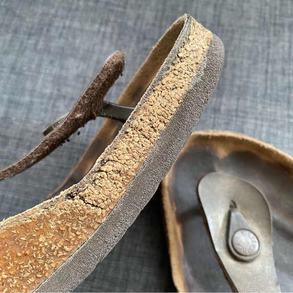 BIRKENSTOCK GIZEH SANDALS 38 - Picture 8 of 10